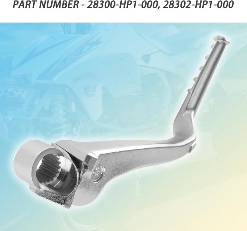 Ciuouient 28300-HP1-000 28302-HP1-000 Kick Start Lever, Aluminium Alloy Starter Lever Compatible with Honda TRX450R TRX450 R TRX 450 R 2004-2005 - Image 5